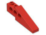 LEGO® Stein: Technic Brick 1 x 6 x 1.667 Wing Back 2744 | Farbe: Bright Red