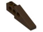 LEGO® Brick: Technic Brick 1 x 6 x 1.667 Wing Back 2744 | Color: Dark Brown