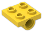 LEGO® Brick: Plate 2 x 2 with Holes 2817 | Color: Bright Yellow