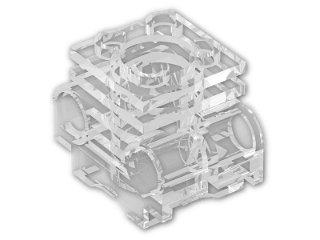 LEGO® Stein: Technic Engine Cylinder Head 2850 | Farbe: Transparent