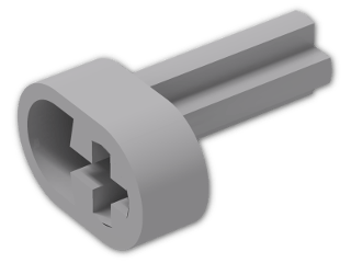 LEGO® Stein: Technic Engine Crankshaft 2853 | Farbe: Medium Stone Grey