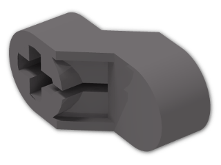 LEGO® Stein: Technic Engine Crankshaft Centre 2854 | Farbe: Dark Stone Grey