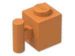 LEGO® Brick: Brick 1 x 1 with Handle 2921 | Color: Bright Orange