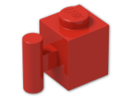 LEGO® Brick: Brick 1 x 1 with Handle 2921 | Color: Bright Red