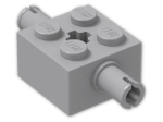 LEGO® Stein: Brick 2 x 2 with Pins and Axlehole 30000 | Farbe: Medium Stone Grey