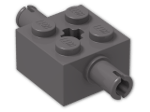LEGO® Stein: Brick 2 x 2 with Pins and Axlehole 30000 | Farbe: Dark Stone Grey