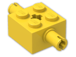LEGO® Stein: Brick 2 x 2 with Pins and Axlehole 30000 | Farbe: Bright Yellow