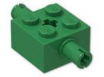 LEGO® Brick: Brick 2 x 2 with Pins and Axlehole 30000 | Color: Dark Green