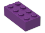 LEGO® Stein: Brick 2 x 4 3001 | Farbe: Bright Violet