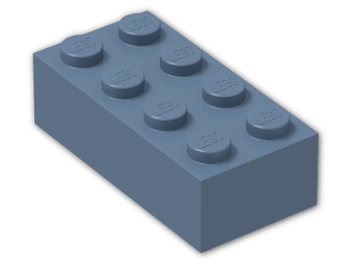 LEGO® Brick: Brick 2 x 4 3001 | Color: Sand Blue