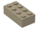 LEGO® Brick: Brick 2 x 4 3001 | Color: Sand Yellow