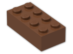 LEGO® Stein: Brick 2 x 4 3001 | Farbe: Reddish Brown