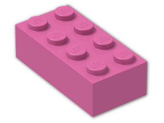 LEGO® Brick: Brick 2 x 4 3001 | Color: Bright Purple