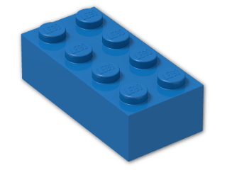LEGO® Stein: Brick 2 x 4 3001 | Farbe: Bright Blue