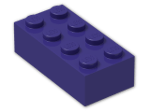 LEGO® Brick: Brick 2 x 4 3001 | Color: Medium Lilac
