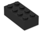 LEGO® Brick: Brick 2 x 4 3001 | Color: Black