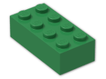 LEGO® Stein: Brick 2 x 4 3001 | Farbe: Dark Green