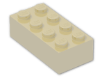 LEGO® Stein: Brick 2 x 4 3001 | Farbe: Warm Gold Drum Lacq