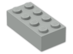 LEGO® Brick: Brick 2 x 4 3001 | Color: Grey