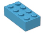 LEGO® Brick: Brick 2 x 4 3001 | Color: Dark Azur