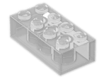 LEGO® Brick: Brick 2 x 4 3001 | Color: Transparent