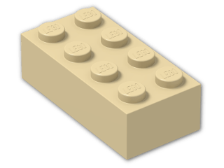LEGO® Stein: Brick 2 x 4 3001 | Farbe: Brick Yellow