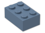 LEGO® Brick: Brick 2 x 3 3002 | Color: Sand Blue