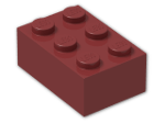 LEGO® Stein: Brick 2 x 3 3002 | Farbe: New Dark Red