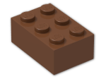 LEGO® Stein: Brick 2 x 3 3002 | Farbe: Reddish Brown