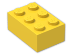 LEGO® Stein: Brick 2 x 3 3002 | Farbe: Bright Yellow