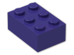LEGO® Brick: Brick 2 x 3 3002 | Color: Medium Lilac