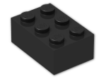 LEGO® Stein: Brick 2 x 3 3002 | Farbe: Black