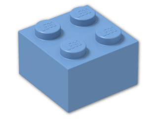 LEGO® Stein: Brick 2 x 2 3003 | Farbe: Medium Blue