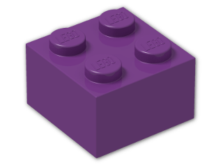 LEGO® Brick: Brick 2 x 2 3003 | Color: Bright Violet