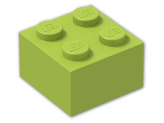 LEGO® Stein: Brick 2 x 2 3003 | Farbe: Bright Yellowish Green