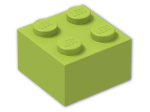 LEGO® Brick: Brick 2 x 2 3003 | Color: Bright Yellowish Green