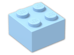LEGO® Brick: Brick 2 x 2 3003 | Color: Pastel Blue