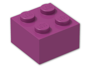 LEGO® Brick: Brick 2 x 2 3003 | Color: Bright Reddish Violet
