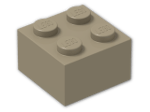 LEGO® Brick: Brick 2 x 2 3003 | Color: Sand Yellow