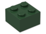 LEGO® Brick: Brick 2 x 2 3003 | Color: Earth Green