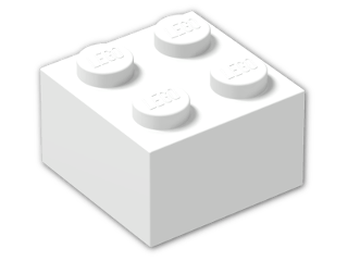 LEGO® Brick: Brick 2 x 2 3003 | Color: White
