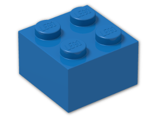 LEGO® Brick: Brick 2 x 2 3003 | Color: Bright Blue