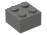 LEGO® Brick: Brick 2 x 2 3003 | Color: Dark Grey