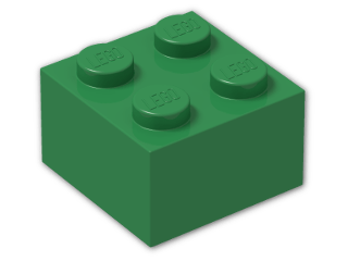 LEGO® Stein: Brick 2 x 2 3003 | Farbe: Dark Green