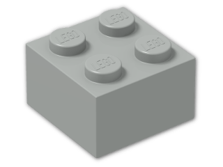 LEGO® Brick: Brick 2 x 2 3003 | Color: Grey