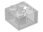 LEGO® Stein: Brick 2 x 2 3003 | Farbe: Transparent