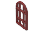 LEGO® Brick: Window 1 x 2 x 2.667 Pane Twisted Bar with Rounded Top 30045 | Color: New Dark Red