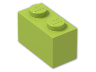 LEGO® Stein: Brick 1 x 2 3004 | Farbe: Bright Yellowish Green