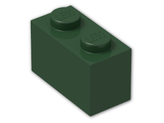 LEGO® Stein: Brick 1 x 2 3004 | Farbe: Earth Green
