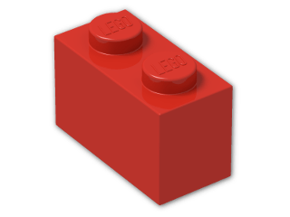 LEGO® Stein: Brick 1 x 2 3004 | Farbe: Bright Red